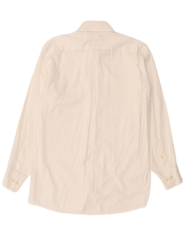 Michael Kors Mens Shirt Size 15 Medium White Cotton