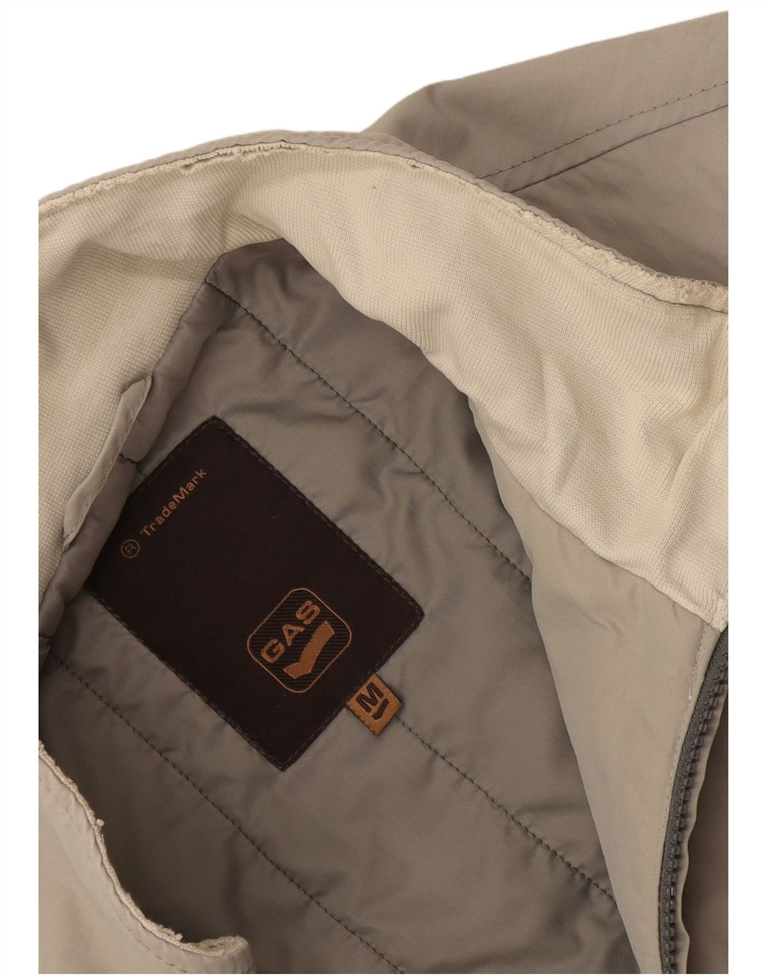 Gas Womens Bomber Jacket UK 14 Medium Grey