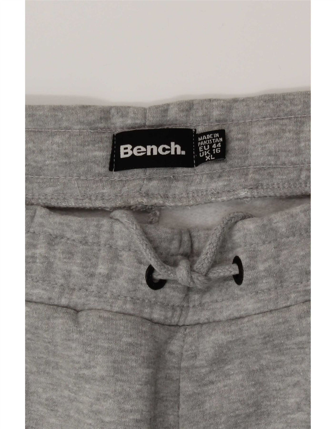 Bench Womens Graphic Tracksuit Trousers UK 16 Large Grey Cotton