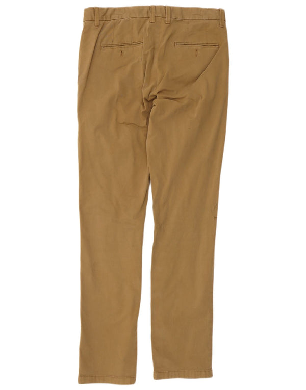 Fat Face Mens Slim Chino Trousers W32 L32 Beige Cotton