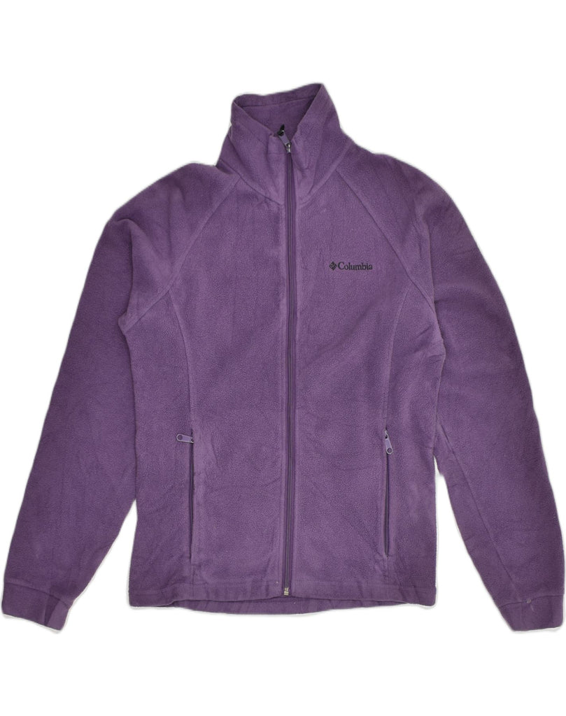 COLUMBIA Girls Fleece Jacket 15-16 Years Purple Polyester | Vintage Columbia | Thrift | Second-Hand Columbia | Used Clothing | Messina Hembry 