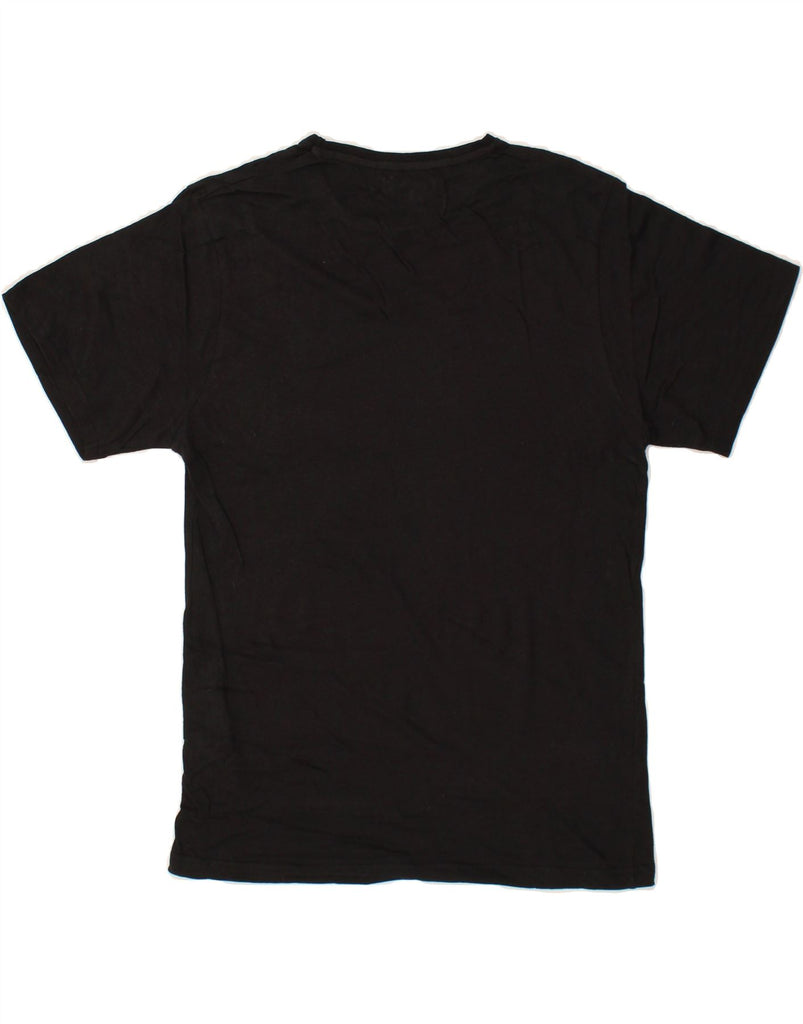 AUSTRALIAN L'ALPINA Womens T-Shirt Top UK 14 Large Black Cotton Vintage AUSTRALIAN L'ALPINA and Second-Hand AUSTRALIAN L'ALPINA from Messina Hembry 