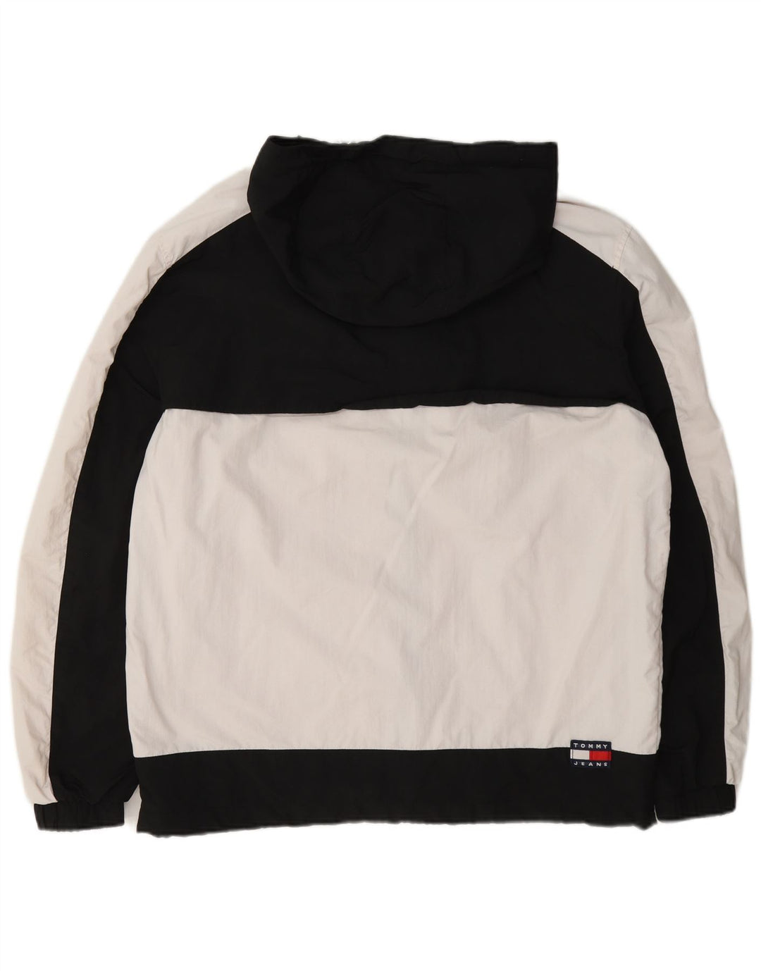 Tommy Hilfiger Mens Windbreaker Jacket UK 38 Medium White Colourblock