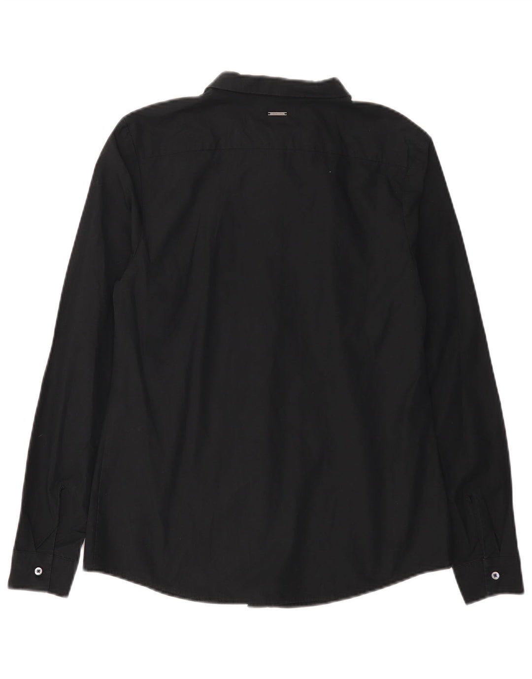 Calvin Klein Jeans Womens Shirt UK 14 Large Black