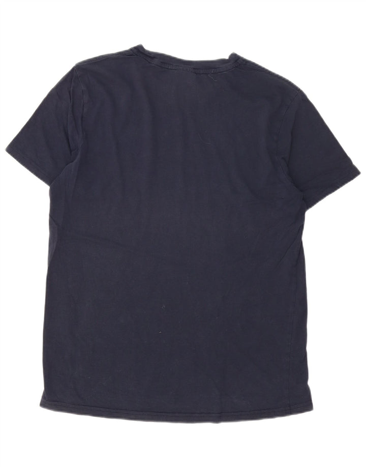 Champion Mens T-Shirt Top Medium Navy Blue