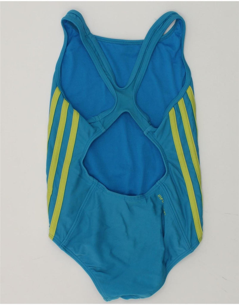 ADIDAS Girls Swimwear 7-8 Years Blue | Vintage Adidas | Thrift | Second-Hand Adidas | Used Clothing | Messina Hembry 