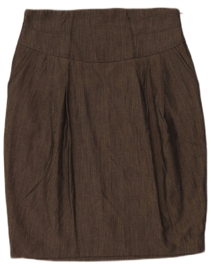 Zara Womens Pencil Skirt Medium W28  Grey Viscose