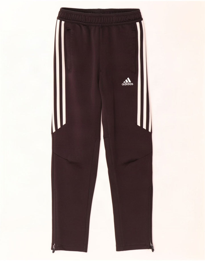 Adidas Boys Climacool Tracksuit Trousers 9-10 Years Black Polyester