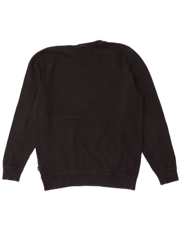 Vans Mens Graphic Sweatshirt Jumper Medium Black Cotton