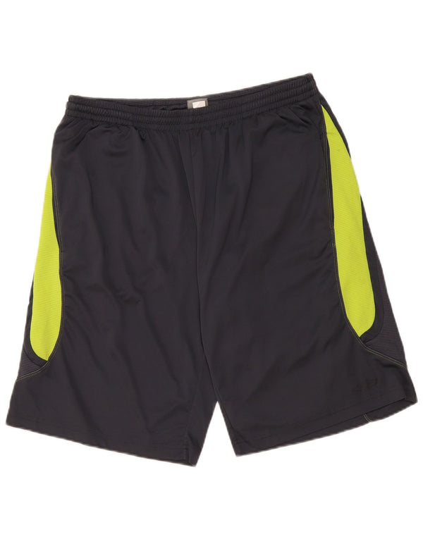 Umbro Mens Sport Shorts XL Grey Colourblock