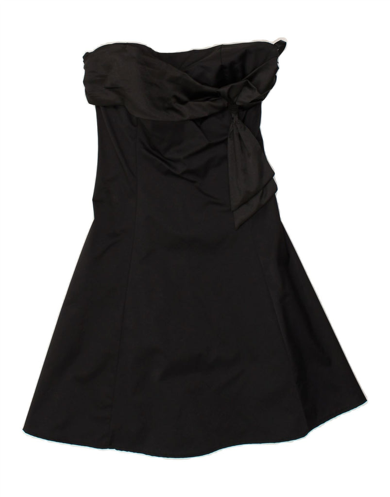 VINTAGE Womens Strapless Dress UK 8 Small Black | Vintage Vintage | Thrift | Second-Hand Vintage | Used Clothing | Messina Hembry 