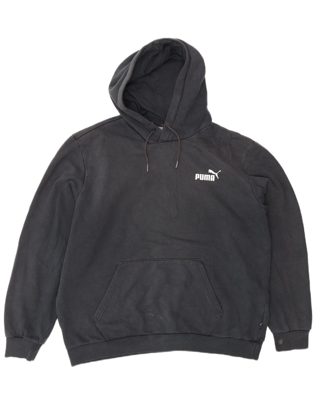 Puma Mens Hoodie Jumper XL Black Cotton