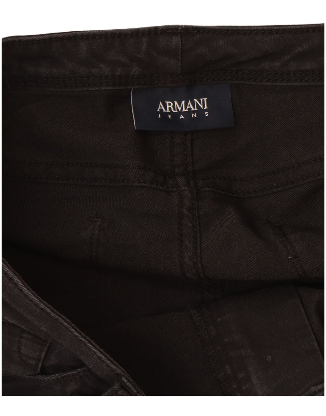 ARMANI Womens Slim Jeans W30 L27 Black Cotton