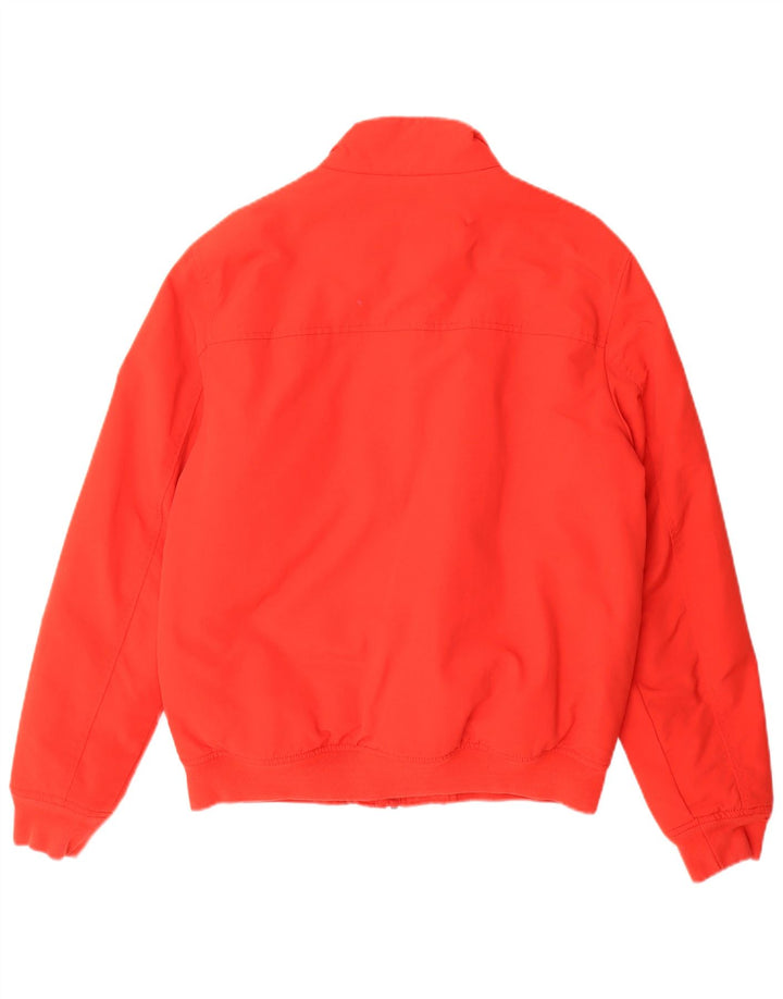 Tommy Hilfiger Mens Bomber Jacket UK 36 Small Red Polyamide