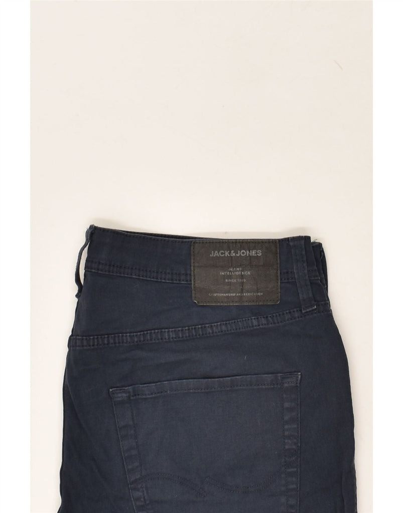 JACK & JONES Mens Regular Fit Denim Shorts Medium W32 Navy Blue Cotton | Vintage Jack & Jones | Thrift | Second-Hand Jack & Jones | Used Clothing | Messina Hembry 