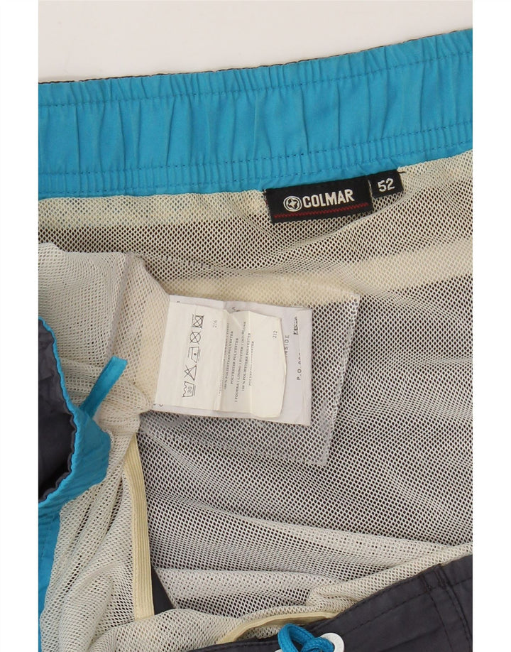 Colmar Mens Swimming Shorts EU 52 XL Navy Blue Colourblock Polyester