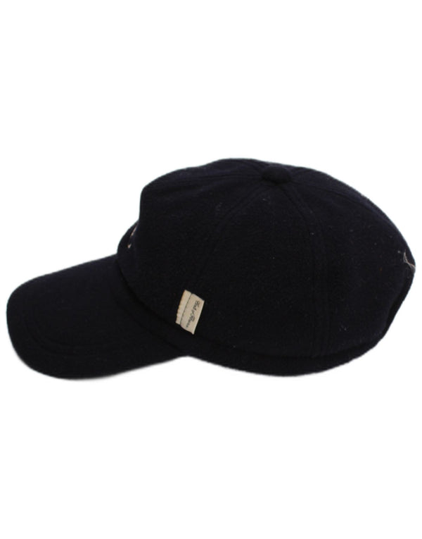 Conte of Florence Mens Ear Flap Fleece Baseball Cap Medium Black Polyester