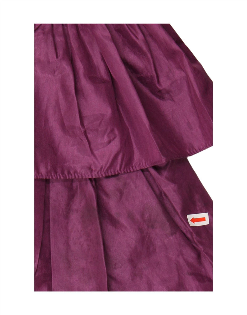 KIKO Girls Long Sleeve A-Line Dress 8-9 Years Purple Vintage Kiko and Second-Hand Kiko from Messina Hembry 