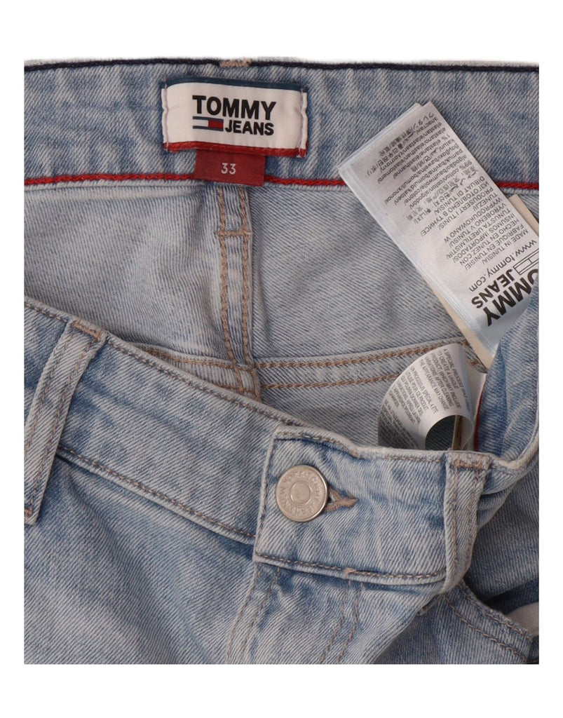TOMMY HILFIGER Mens Relaxed Fit Denim Shorts W33 Medium Blue Cotton Vintage Tommy Hilfiger and Second-Hand Tommy Hilfiger from Messina Hembry 