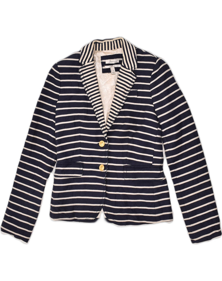 J. CREW Womens Schoolboy 2 Button Blazer Jacket US 00 2XS Navy Blue | Vintage J. Crew | Thrift | Second-Hand J. Crew | Used Clothing | Messina Hembry 