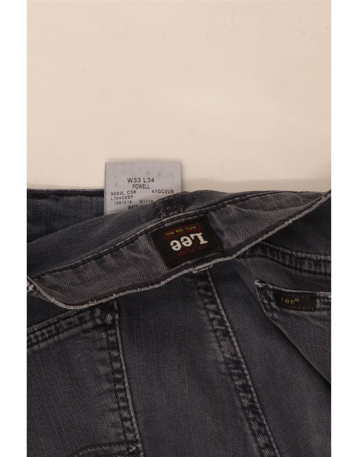 Lee Womens Powell Slim Jeans W33 L28 Grey Cotton