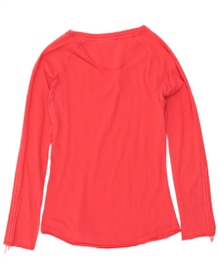 PUMA Womens Top Long Sleeve UK 12 Medium Red