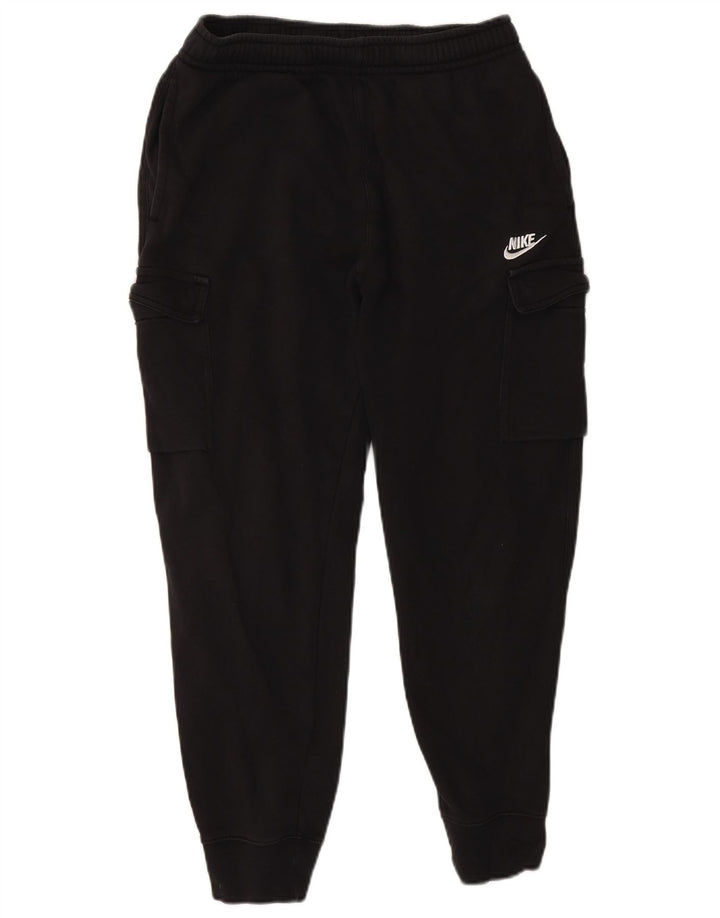 Nike Mens Cargo Tracksuit Trousers Joggers Medium Black Cotton