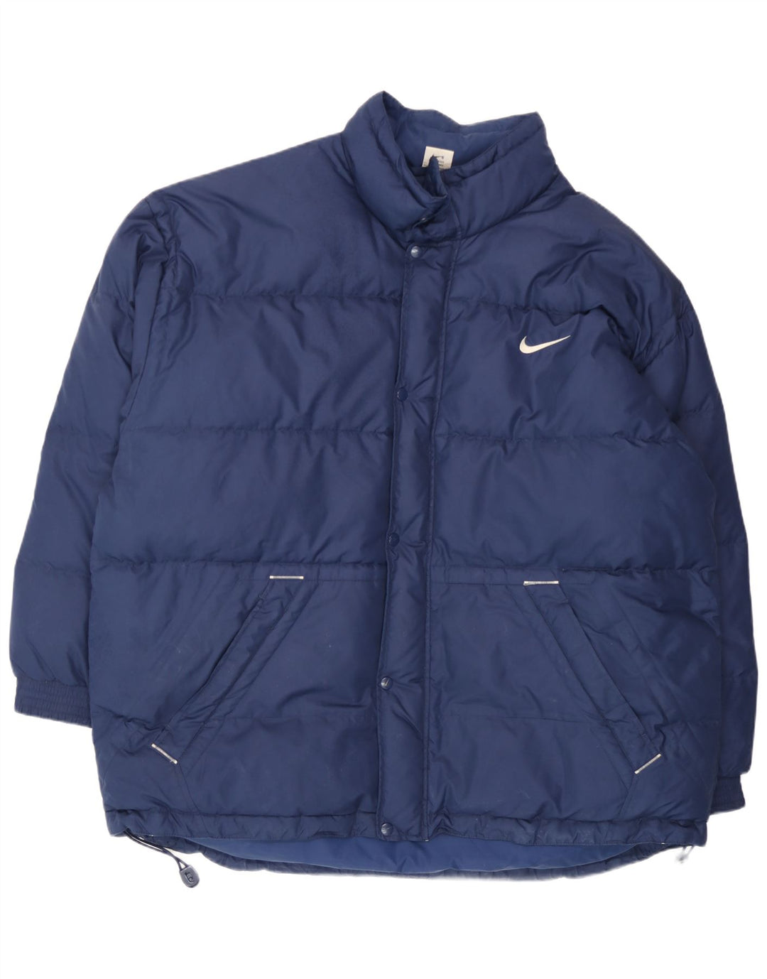 Nike Mens Padded Jacket UK 44 2XL Navy Blue Polyester