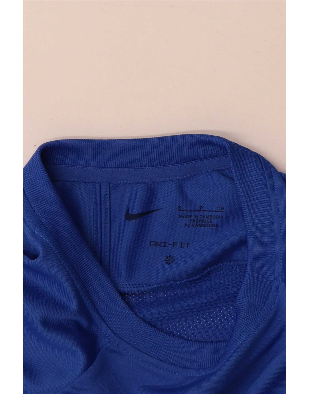 Nike Mens Dri Fit T-Shirt Top Small Blue Colourblock