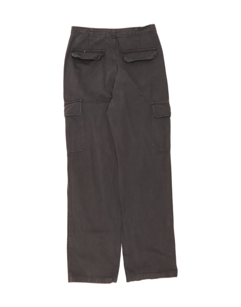 ZARA Womens Straight Cargo Trousers EU 40 Medium W30 L32 Grey Cotton Vintage Zara and Second-Hand Zara from Messina Hembry 
