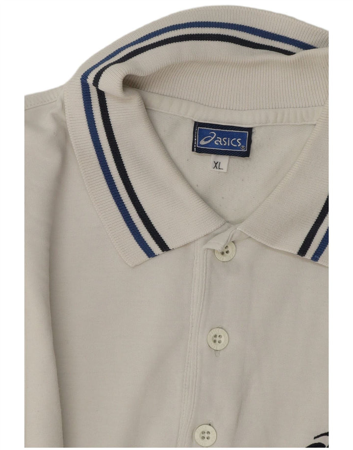 Asics Mens Polo Shirt XL White