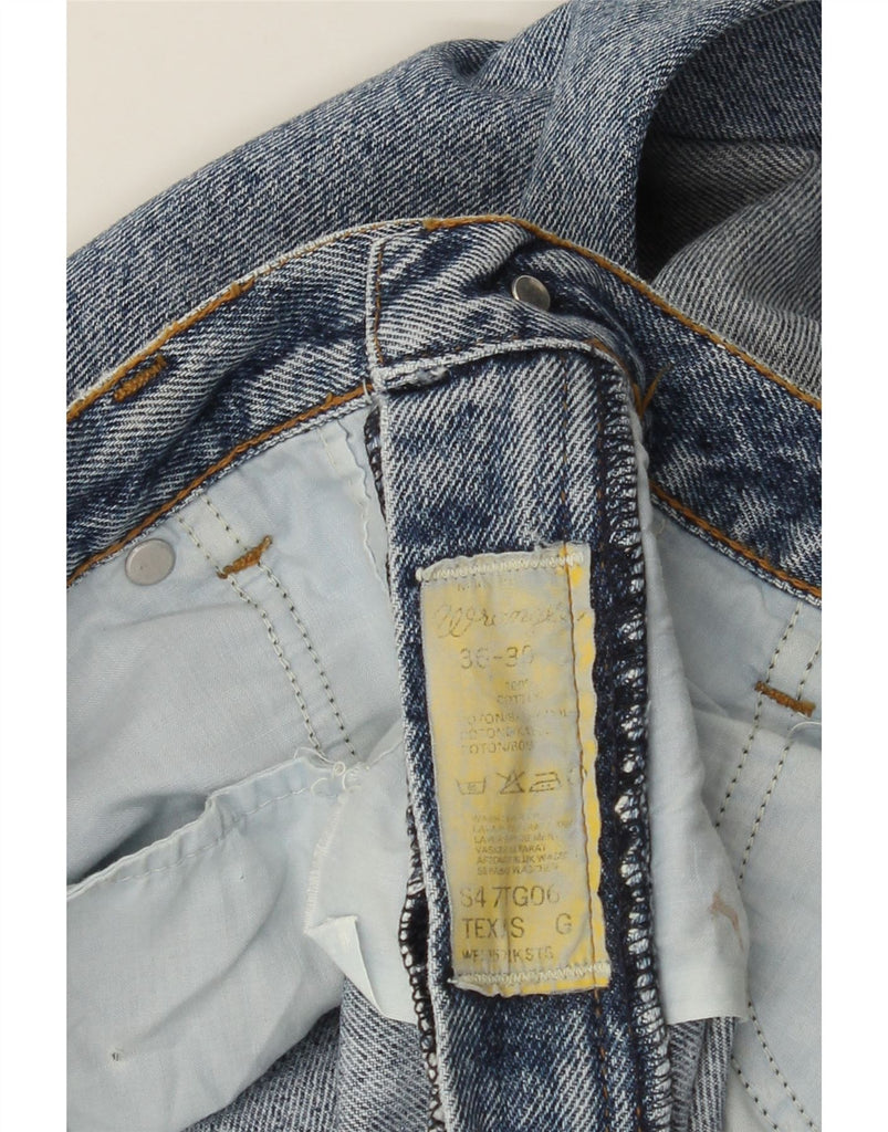 WRANGLER Mens Straight Jeans W36 L30 Blue Cotton Vintage Wrangler and Second-Hand Wrangler from Messina Hembry 