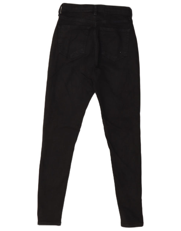 Topshop Womens Jamie Skinny Jeans Size 8 W26 L27 Black Cotton