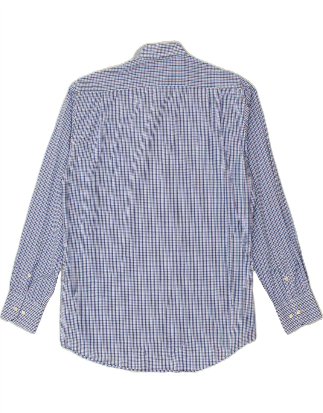 DACK'S Mens Regular Fit Shirt Large Blue Check Cotton Vintage Dack's and Second-Hand Dack's from Messina Hembry 