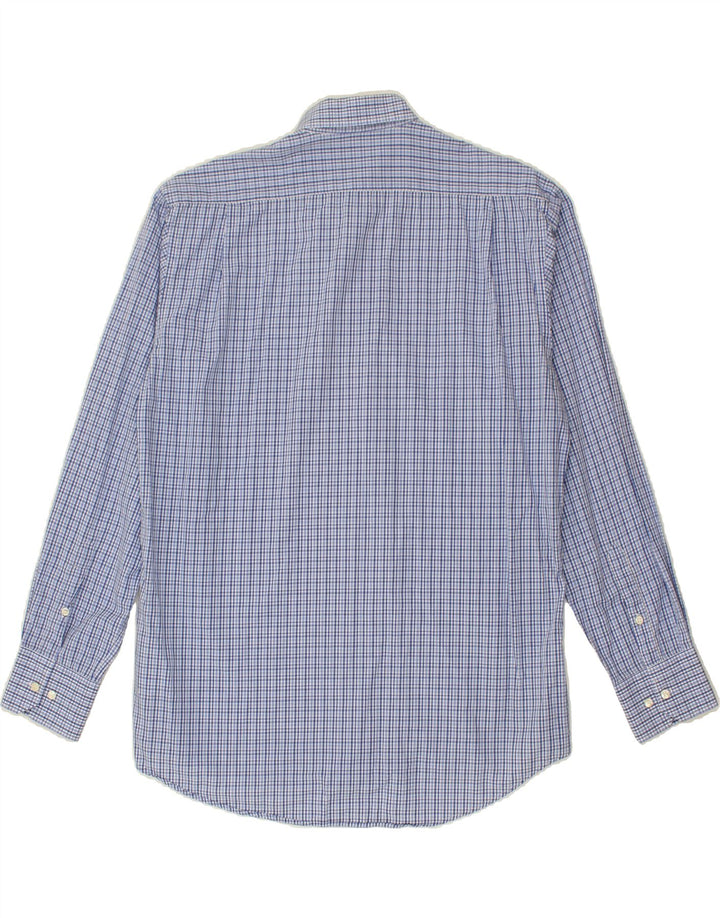 DACK'S Mens Regular Fit Shirt Large Blue Check Cotton Vintage Dack's and Second-Hand Dack's from Messina Hembry 