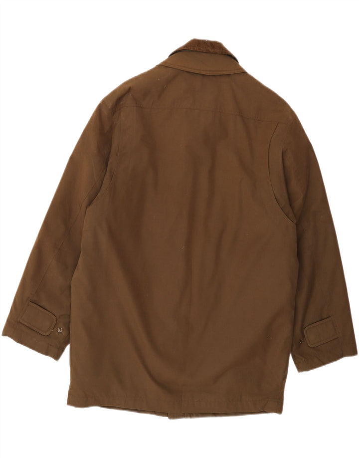 Sea Barrier Mens Loose Fit Windbreaker Jacket UK 36 Small Brown