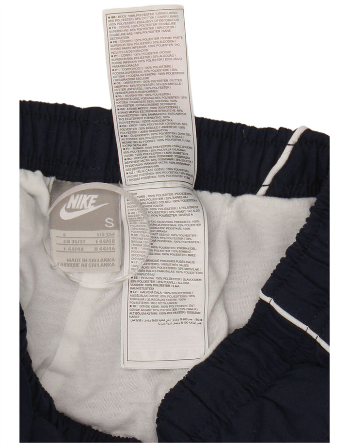 Nike Mens Tracksuit Trousers UK 35/37 Small Navy Blue Polyester