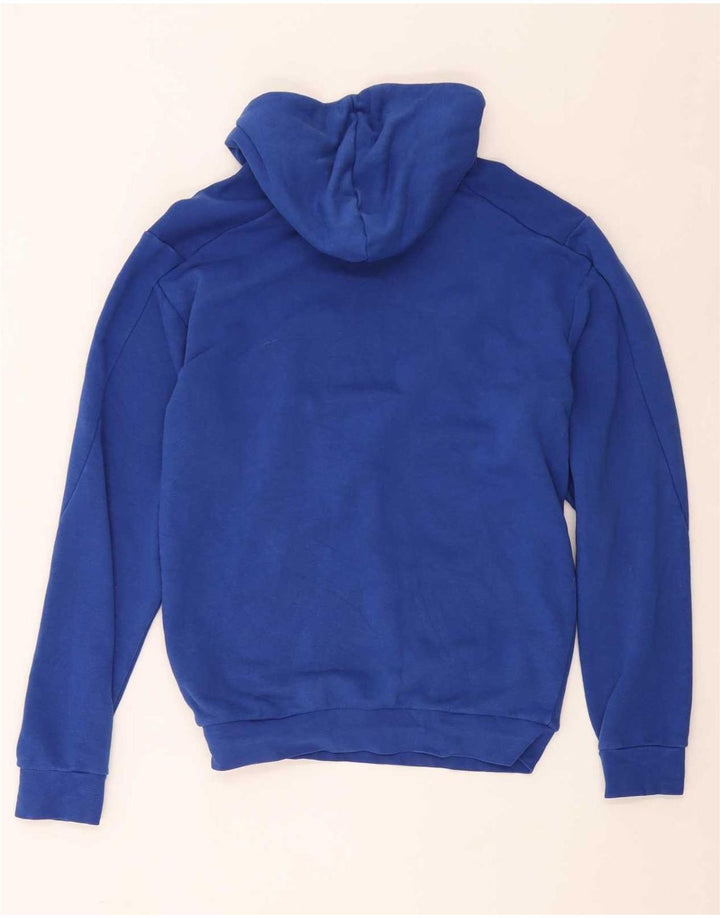Adidas Mens Graphic Hoodie Jumper Medium Blue