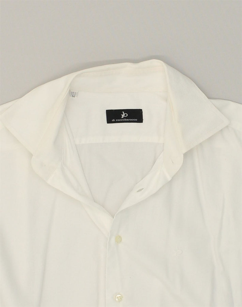 ROCCOBAROCCO Mens Shirt Size 16 1/2 42 Large White Cotton | Vintage Roccobarocco | Thrift | Second-Hand Roccobarocco | Used Clothing | Messina Hembry 