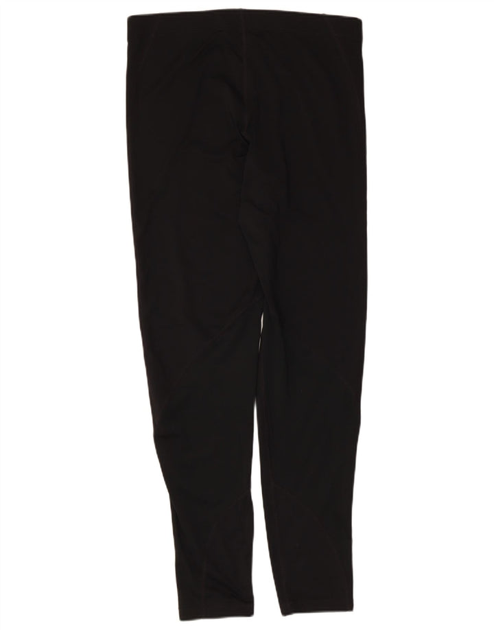 Nike Womens Dri Fit Graphic Leggings UK 18 XL  Black