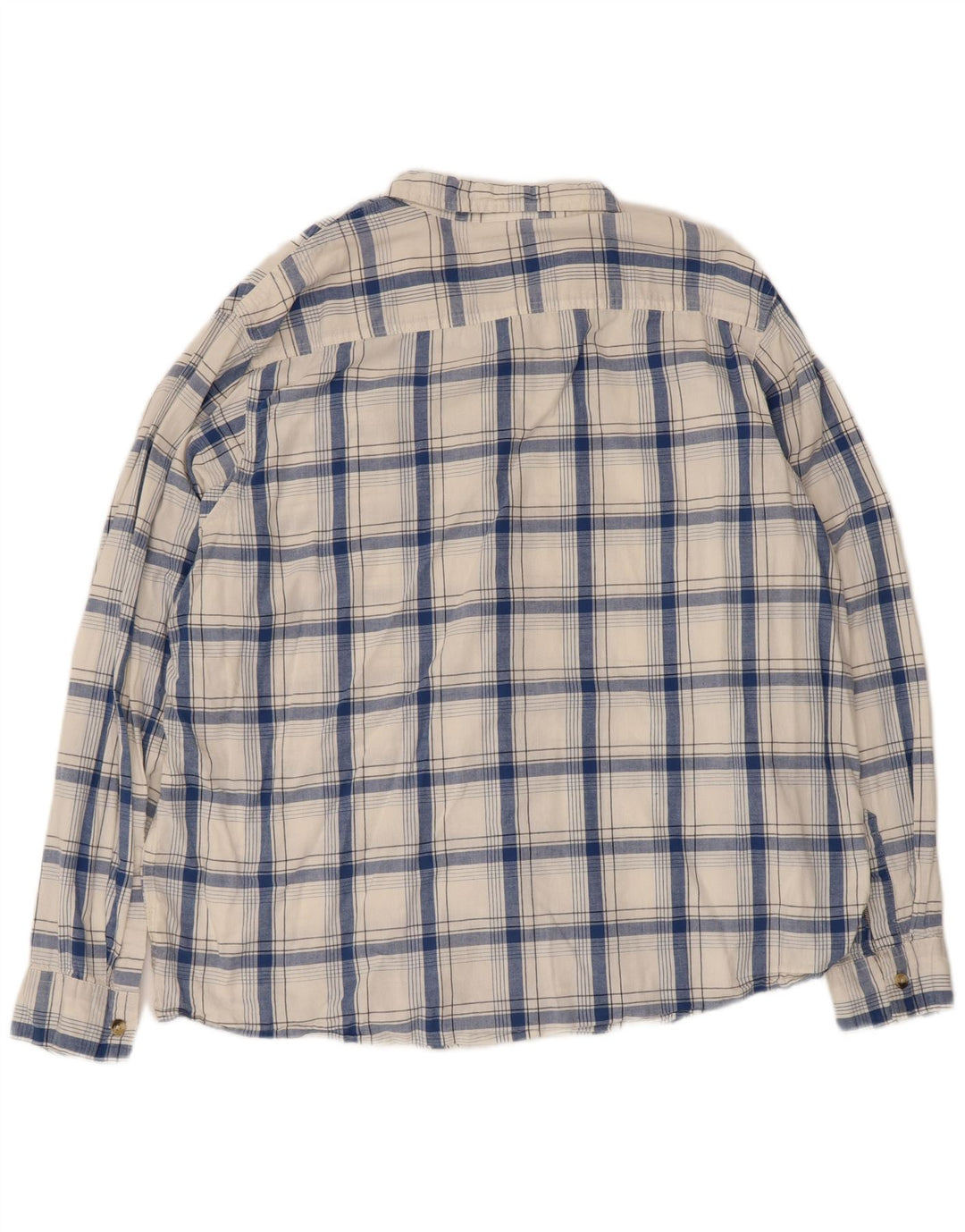Wrangler Mens Shirt 2XL White Check Cotton