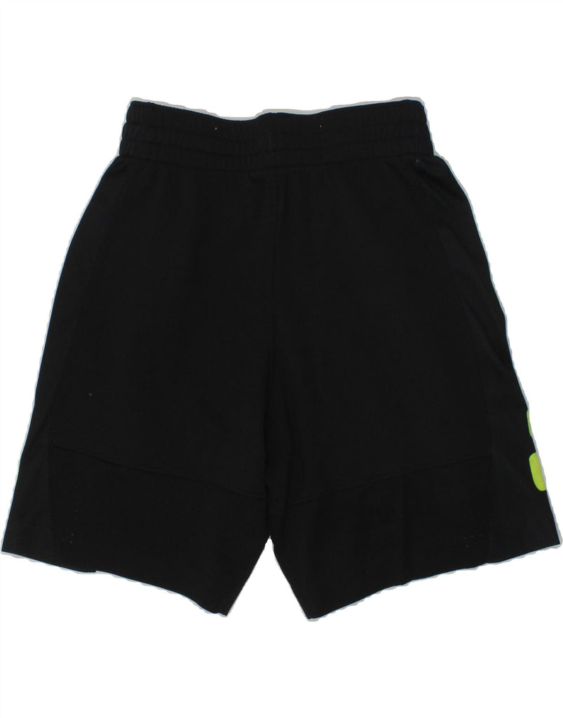 NIKE Boys Dri Fit Graphic Sport Shorts 5-6 Years XS Black Colourblock | Vintage Nike | Thrift | Second-Hand Nike | Used Clothing | Messina Hembry 