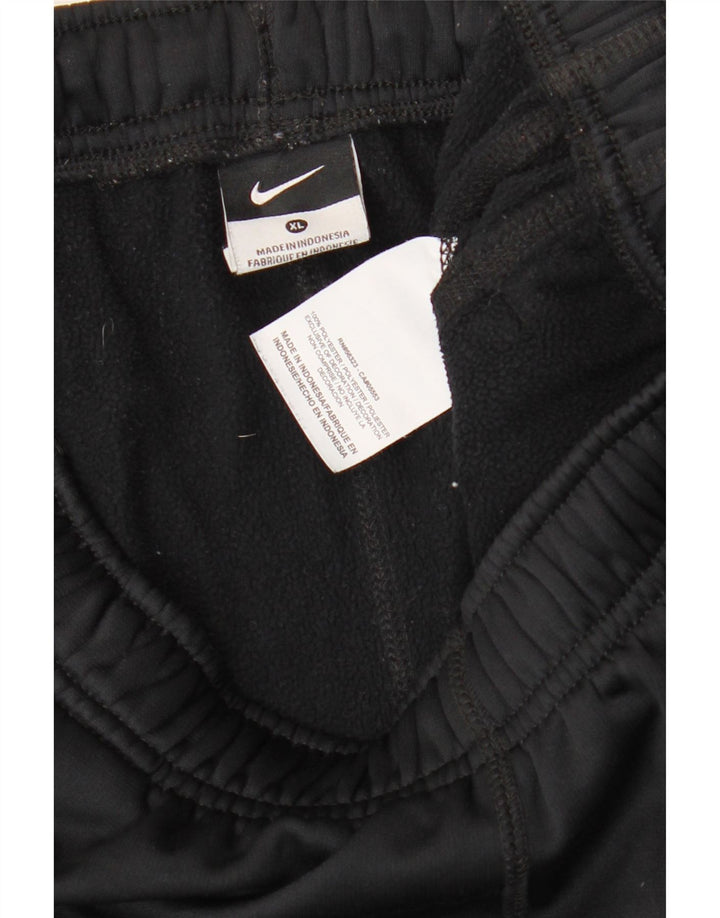NIKE Womens Dri Fit Tracksuit Trousers UK 18 XL  Black Polyester
