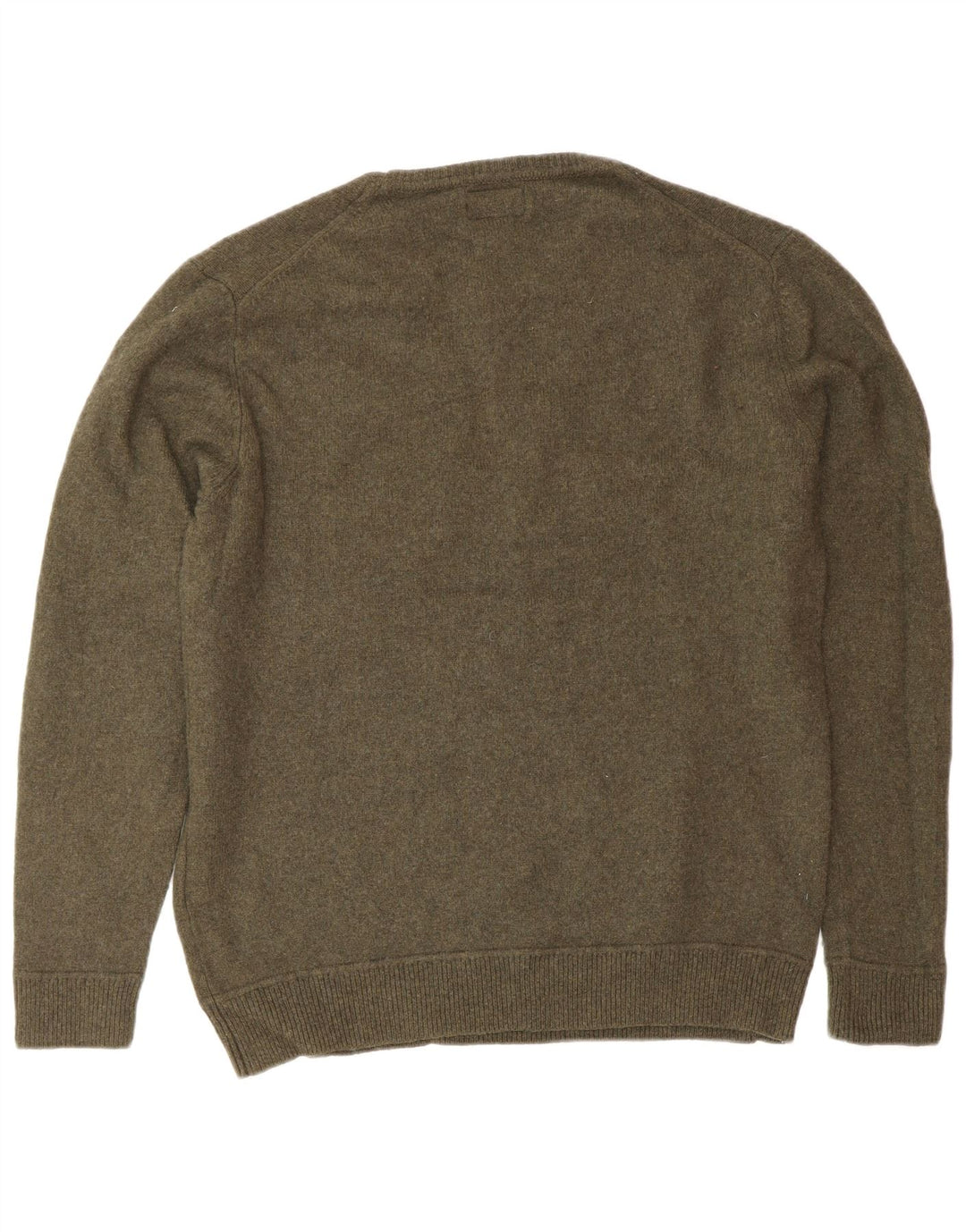 SUPERDRY Womens Crew Neck Jumper Sweater UK 20 2XL Green Wool