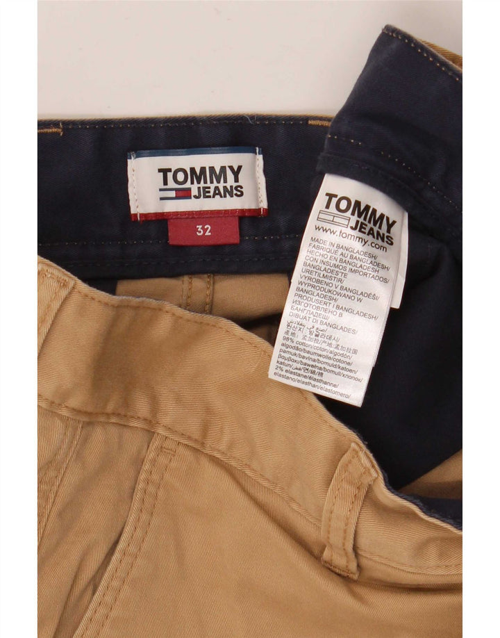 Tommy Hilfiger Mens Chino Shorts W32 Medium Beige Cotton