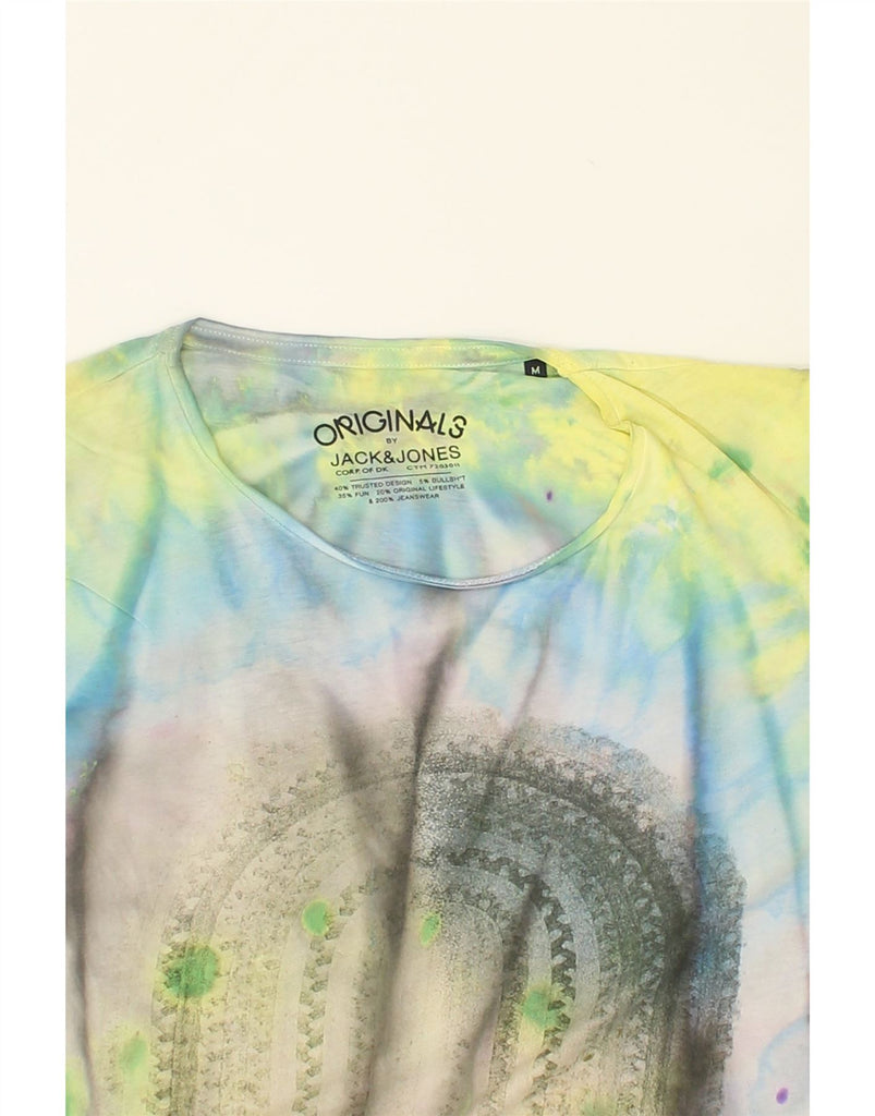 JACK & JONES Mens Graphic T-Shirt Top Medium Multicoloured Tie Dye Cotton | Vintage Jack & Jones | Thrift | Second-Hand Jack & Jones | Used Clothing | Messina Hembry 