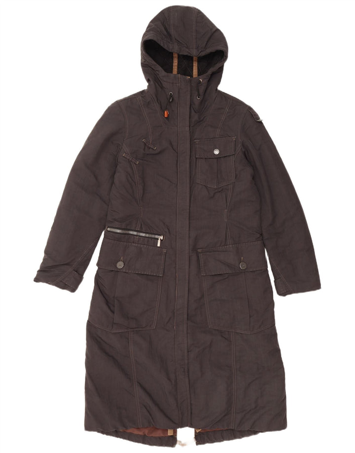 Murphy & Nye Womens Oversized Parka Jacket UK 10 Small Black Polyamide
