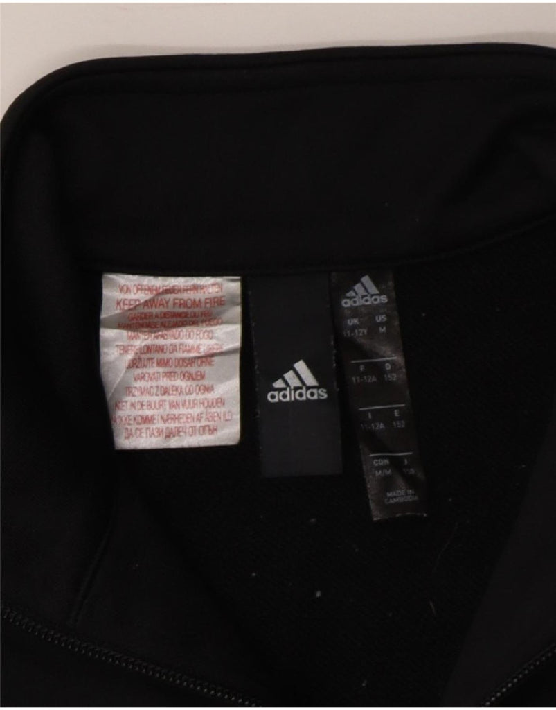 ADIDAS Boys Pullover Tracksuit Top 11-12 Years Multicoloured Colourblock Vintage Adidas and Second-Hand Adidas from Messina Hembry 