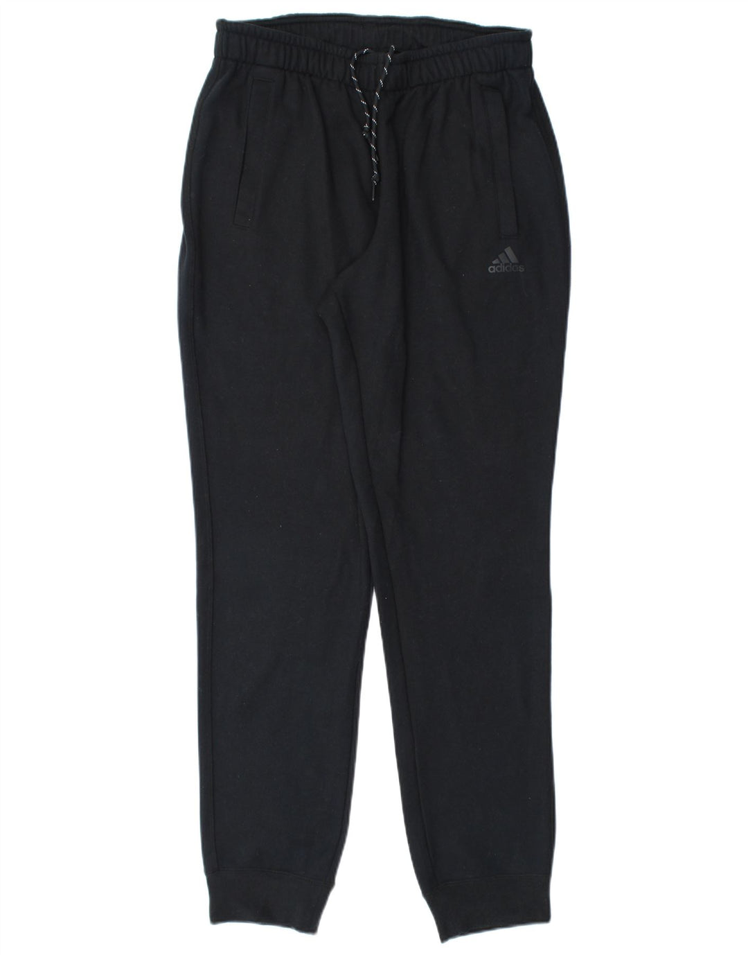 Adidas Mens Climalite Tracksuit Trousers Joggers Medium  Black Polyester