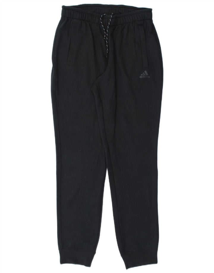 Adidas Mens Climalite Tracksuit Trousers Joggers Medium  Black Polyester